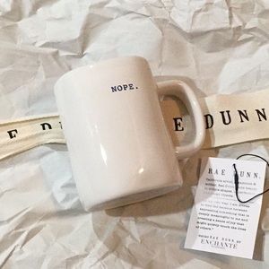 Rae Dunn Typewriter style Nope